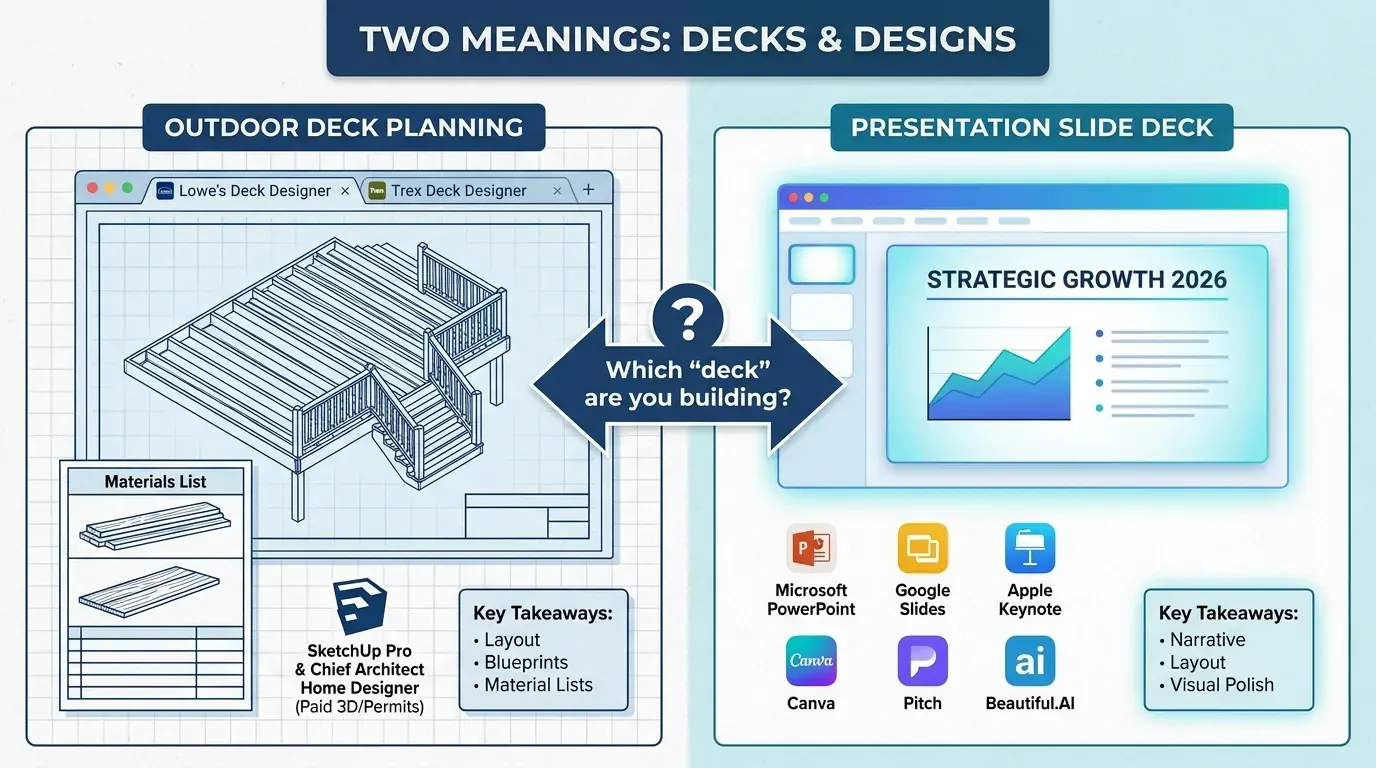 Deck Design Software: Best Free & Paid Tools (2026)