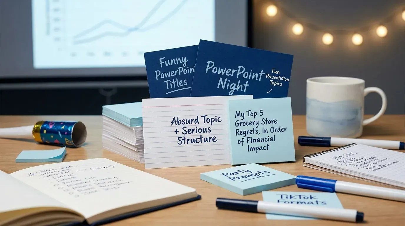 Funny PowerPoint Titles & Fun Presentation Ideas (2026)