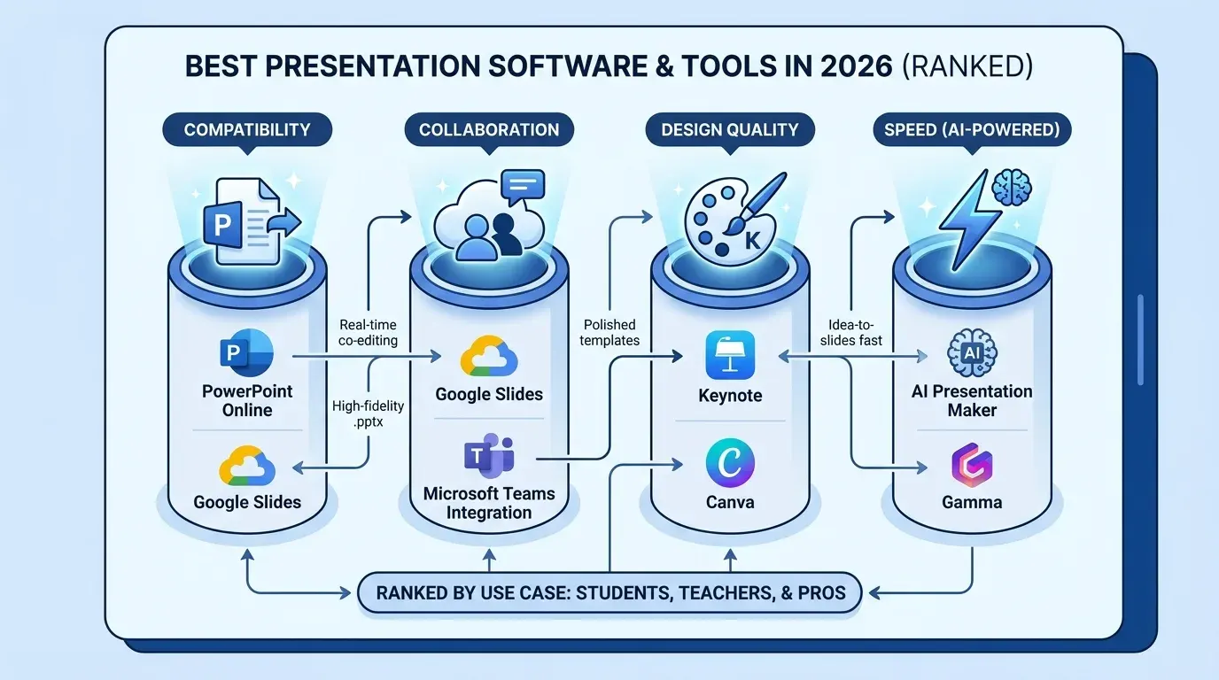 Best Presentation Software & Tools in 2026 (Ranked)