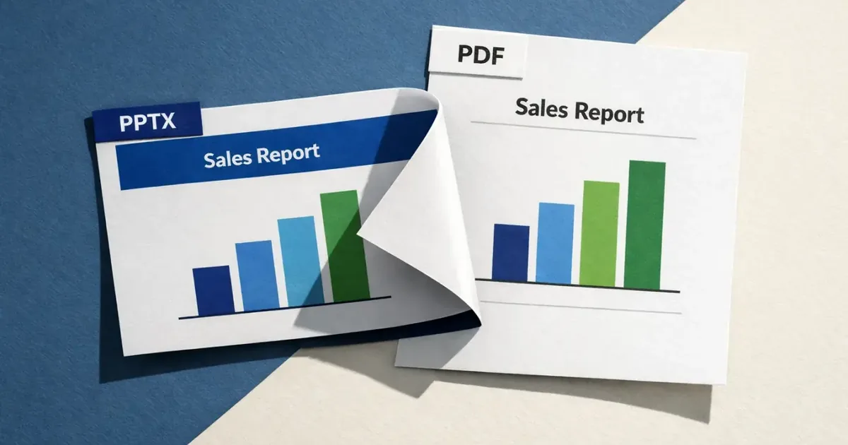 PPTX to PDF Converter — Free Online PowerPoint to PDF